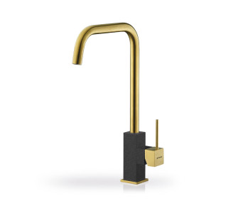 Pyramis Adelita PVD Gold & Pearl Black Ανοξείδωτο Ατσάλι (090928101) Μπαταρία Κουζίνας