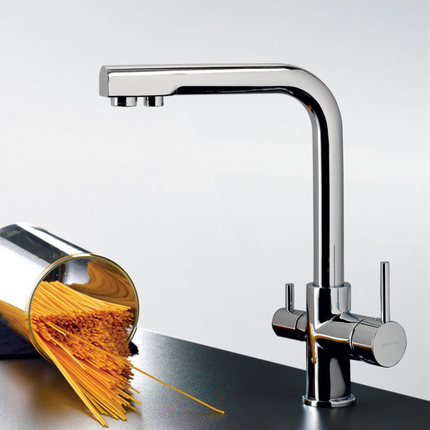 Eurorama Filter Tap Χρωμέ Για Φίλτρο 13534F-100 Mπαταρία Κουζίνας