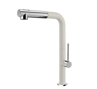 Carron Phoenix Tozo 48580 48580-300 Ψηλή Μπαταρία Κουζίνας Πάγκου με Ντουζ White Matt