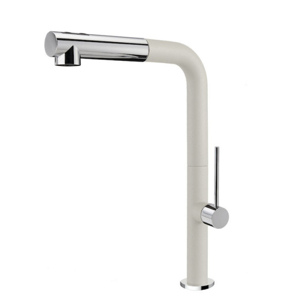 Carron Phoenix Tozo 48580 48580-300 Ψηλή Μπαταρία Κουζίνας Πάγκου με Ντουζ White Matt