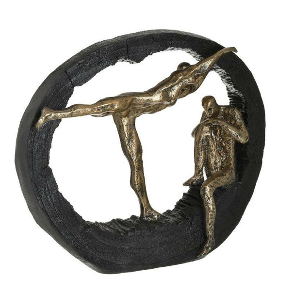 INART Ζευγάρι Resin Χρυσό/Μαύρο 3-70-211-0152