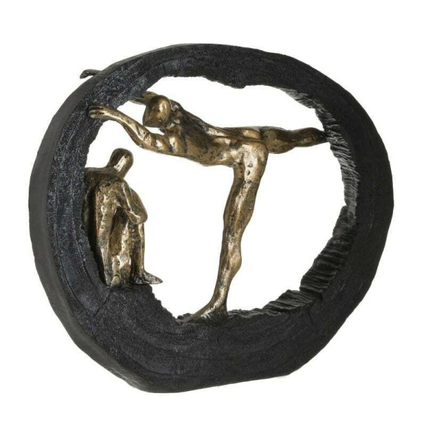 INART Ζευγάρι Resin Χρυσό/Μαύρο 3-70-211-0152
