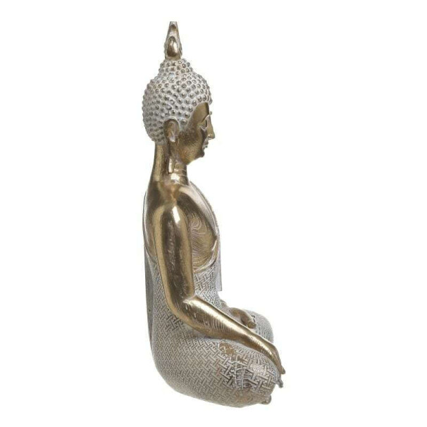 INART Βούδας Resin Αντικέ Χρυσός/Λευκός 3-70-301-0164
