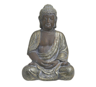 INART Βούδας Resin Αντικέ Χρυσός/Καφέ 3-70-301-0167