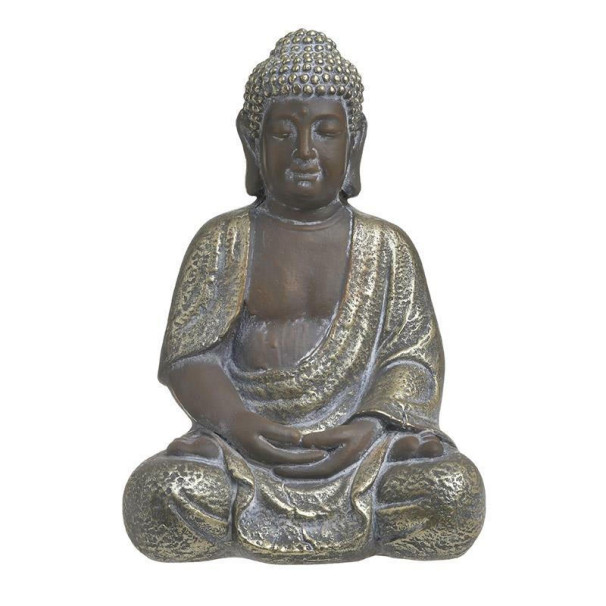 INART Βούδας Resin Αντικέ Χρυσός/Καφέ 3-70-301-0167