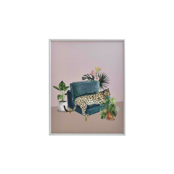 INART Πίνακας Με Πλαίσιο Printed Pl/Mdf Λεοπάρδαλη 3-90-763-0088