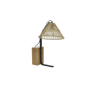 INART Φωτιστικό Επιτραπέζιο Μεταλλικό/Rattan Natural 3-15-716-0251