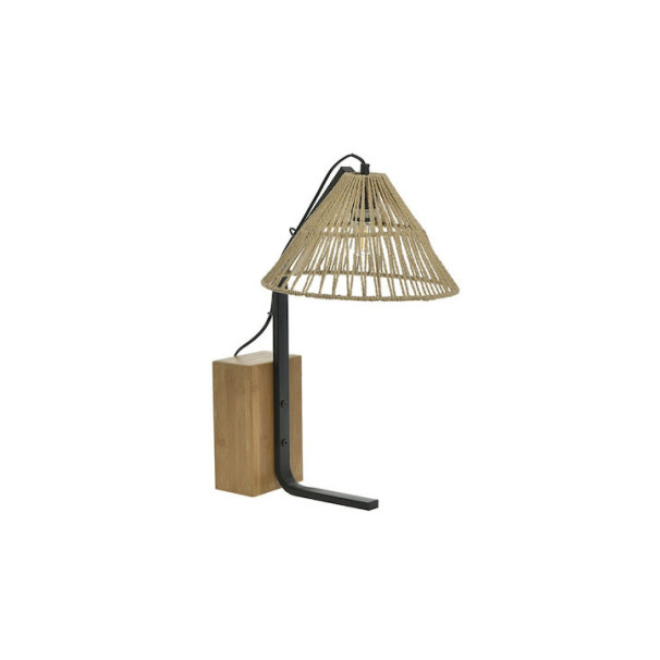 INART Φωτιστικό Επιτραπέζιο Μεταλλικό/Rattan Natural 3-15-716-0251