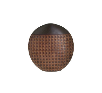 INART Βάζο Resin Καφέ 3-70-932-0123