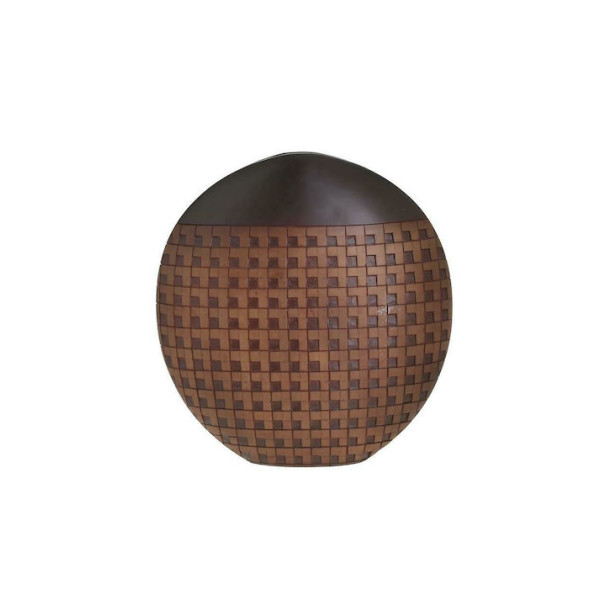 INART Βάζο Resin Καφέ 3-70-932-0123