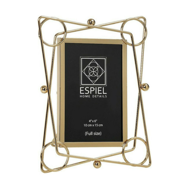 ESPIEL Κορνίζα Μεταλλική Χρυσή FAM412