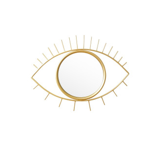 PAKOWORLD Καθρέπτης Eye Χρυσό 233-000007