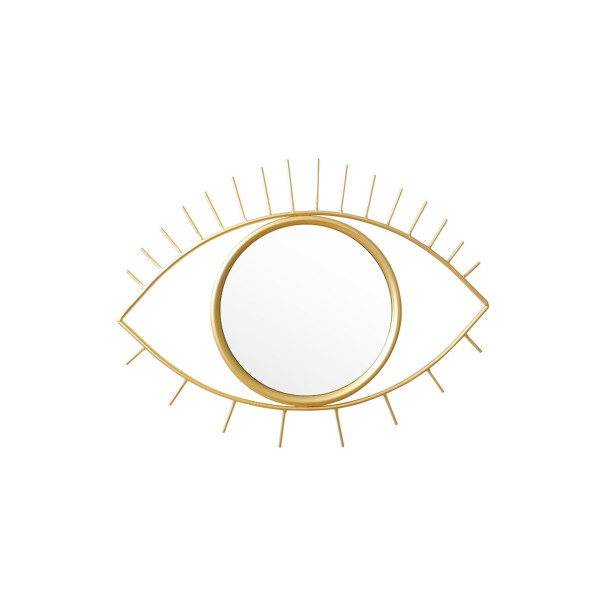 PAKOWORLD Καθρέπτης Eye Χρυσό 233-000007